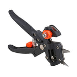 Ensemble d'Outils Professionnels de Greffage Ciseaux de Taille Machine à Greffer Plantule Dispositif de Greffage avec Trois Lames, un Couteau Croisé, une Clé, Noir