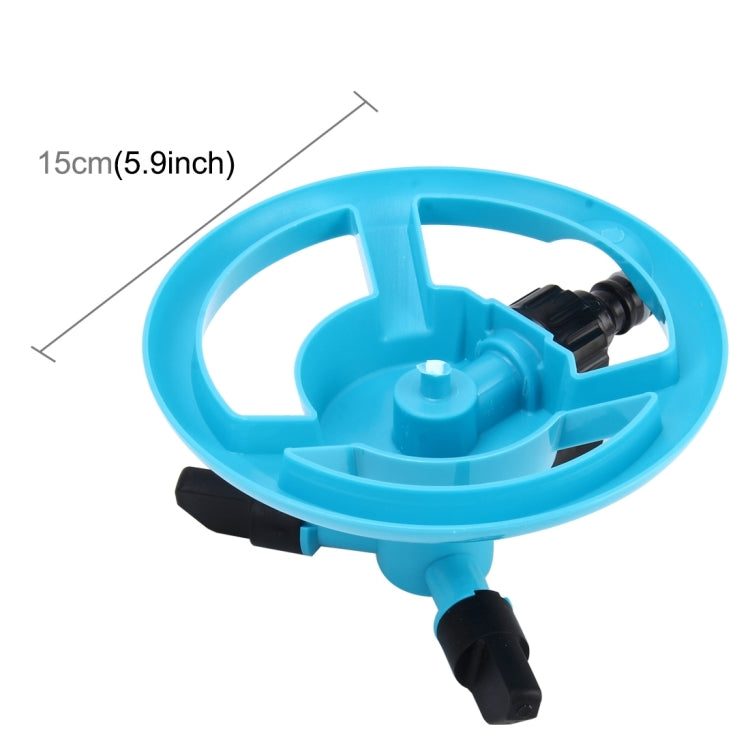Garden Automatic Rotating Nozzle 360 Degree Rotary Automatic Sprinkler Garden Lawn Watering Nozzle Irrigation Nozzle with 1/2 inch Water Hose Connector, With 4 inch Water Hose Connector