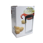 Presse-purée manuel en acier inoxydable pour potiron et pommes de terre, avec poignée horizontale large et ergonomique, en acier inoxydable monocouche