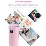 Petit humidificateur 3 2W avec humidimètre, instrument d'hydratation avec veilleuse LED, Capacité du réservoir d'eau : 260ml