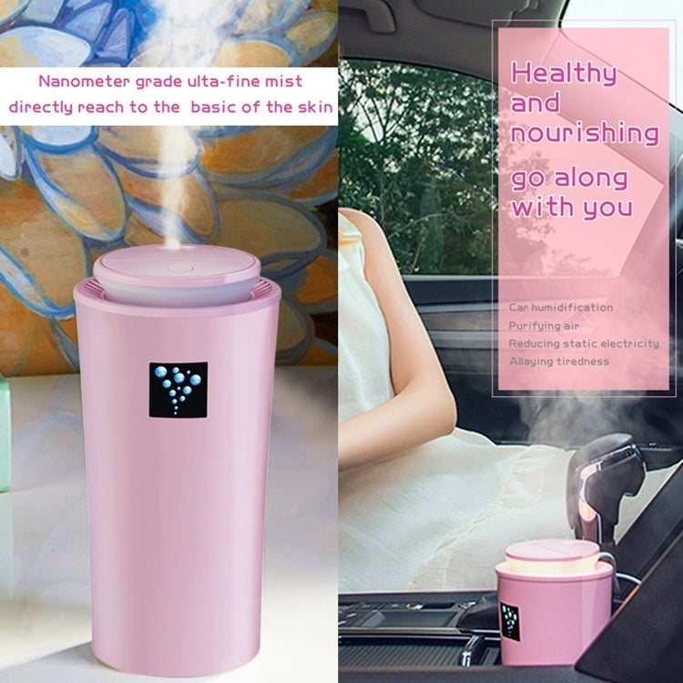 Petit humidificateur 3 2W avec humidimètre, instrument d'hydratation avec veilleuse LED, Capacité du réservoir d'eau : 260ml