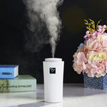 Petit humidificateur 3 2W avec humidimètre, instrument d'hydratation avec veilleuse LED, Capacité du réservoir d'eau : 260ml