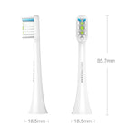 2 brosses de rechange originales Xiaomi Youpin pour brosse à dents électrique sonique Xiaomi Soocare (HC7711W), nettoyage général, noir
