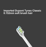 2 brosses de rechange originales Xiaomi Youpin pour brosse à dents électrique sonique Xiaomi Soocare (HC7711W), nettoyage général, noir