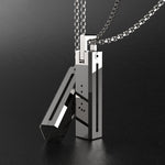 Mijobs Metal Screwless Magnetic Pendant Necklace for Fitbit Flex 2, Host not Included
