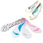 Semelles orthopédiques en gel de silicone pour femmes, soutien de la voûte plantaire, prévention du pied plat, cocon pour pieds, coussinet pour chaussures à talons hauts, livraison couleur aléatoire