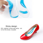 Semelles orthopédiques en gel de silicone pour femmes, soutien de la voûte plantaire, prévention du pied plat, cocon pour pieds, coussinet pour chaussures à talons hauts, livraison couleur aléatoire