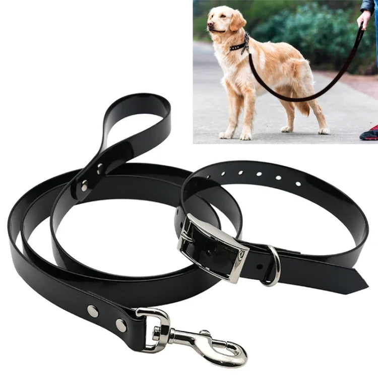 Collier de traction télescopique pour chien en TPU avec poignée pour laisse, taille S, longueur de la corde : 120 cm, tour de cou : 40 cm