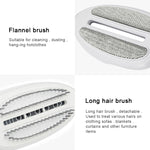 Défroisseur vapeur portatif multifonction pour la maison, appareil à vapeur portable à main avec fond en céramique, brosse en flanelle, brosse à cheveux et verre doseur, prise US, prise US violet