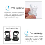 5 paires de protections de talons hauts antidérapantes en PVC résistantes à l'usure, taille : S, livraison en couleur aléatoire, taille : S