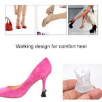 5 paires de bouchons antidérapants en PVC résistants pour chaussures à talons hauts, Taille : M, Livraison couleur aléatoire, Taille : M