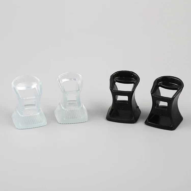 5 paires de bouchons antidérapants en PVC résistants pour chaussures à talons hauts, Taille : M, Livraison couleur aléatoire, Taille : M
