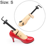 Élargisseur de chaussures unisexe en bois de pin, support fixe ajustable, Taille : S (34-37 pointures), Taille : S (34-37 pointures)