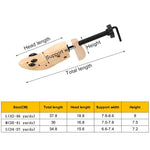 Élargisseur de chaussures unisexe en bois de pin, support fixe ajustable, Taille : S (34-37 pointures), Taille : S (34-37 pointures)