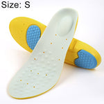 1 paire de semelles extensibles, respirantes, absorbantes et déodorantes, semelles confort avec amorti pour sport, tourisme et loisirs, Taille : S(34-36), Taille : S(34-36) bleu, Taille : S(34-36) gris