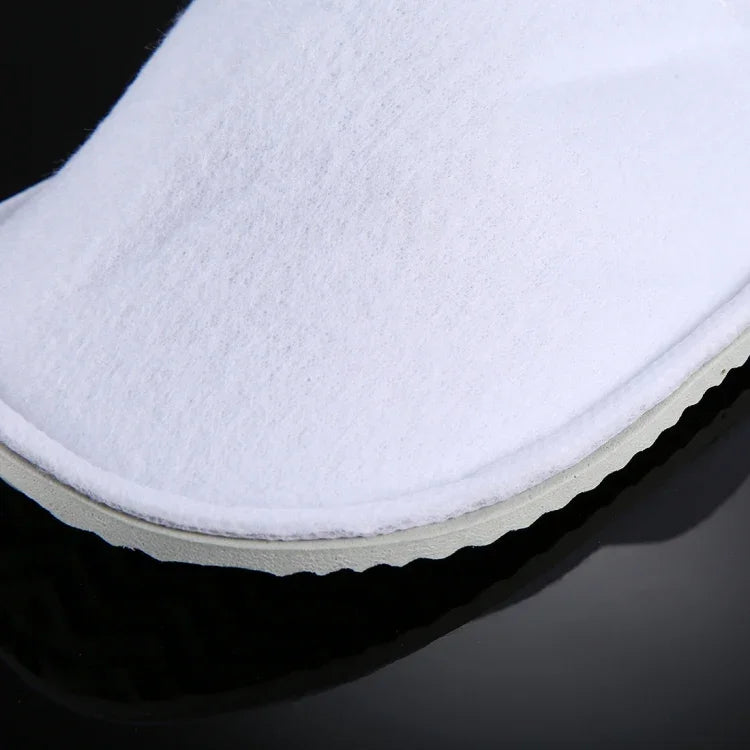 10 paires de chaussons jetables portables pour hôtel, longueur : 26cm, chaussons