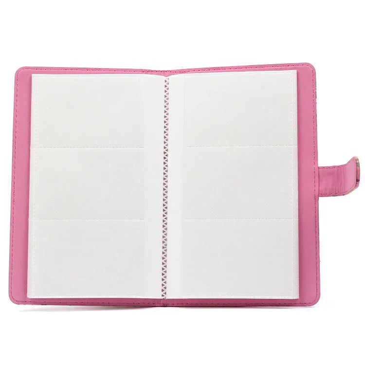 Motif flamant rose 3 pouces DIY PU Mini Créativité Type d'insertion 32 pages Album photo exquis pour Polaroid, Flamant rose