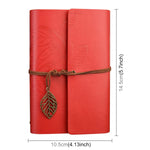 Carnet de Voyage à Feuilles Mobiles Motif Feuilles d’Automne Rétro Créatif, Taille : S, S