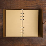 Carnet de Voyage à Feuilles Mobiles Motif Feuilles d’Automne Rétro Créatif, Taille : S, S