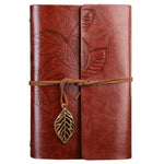 Carnet de Voyage à Feuilles Mobiles Motif Feuilles d’Automne Rétro Créatif, Taille : S, S
