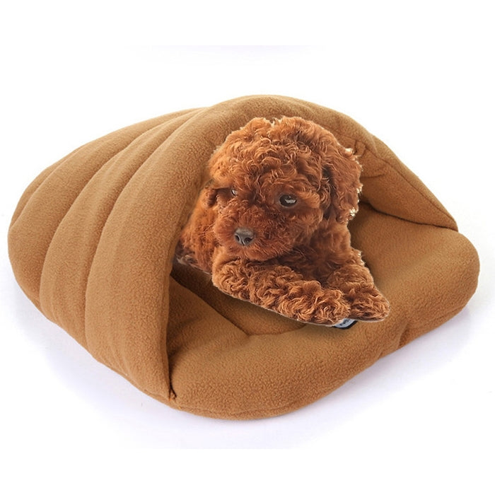 Maison polaire chaude et épaisse pour animaux, chiens et chats, en forme de pantoufle Taille L, 58×68×32cm, Taille : L
