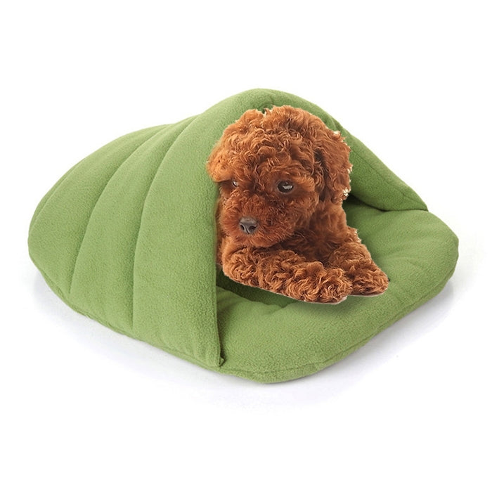 Maison polaire chaude et épaisse pour animaux, chiens et chats, en forme de pantoufle Taille L, 58×68×32cm, Taille : L