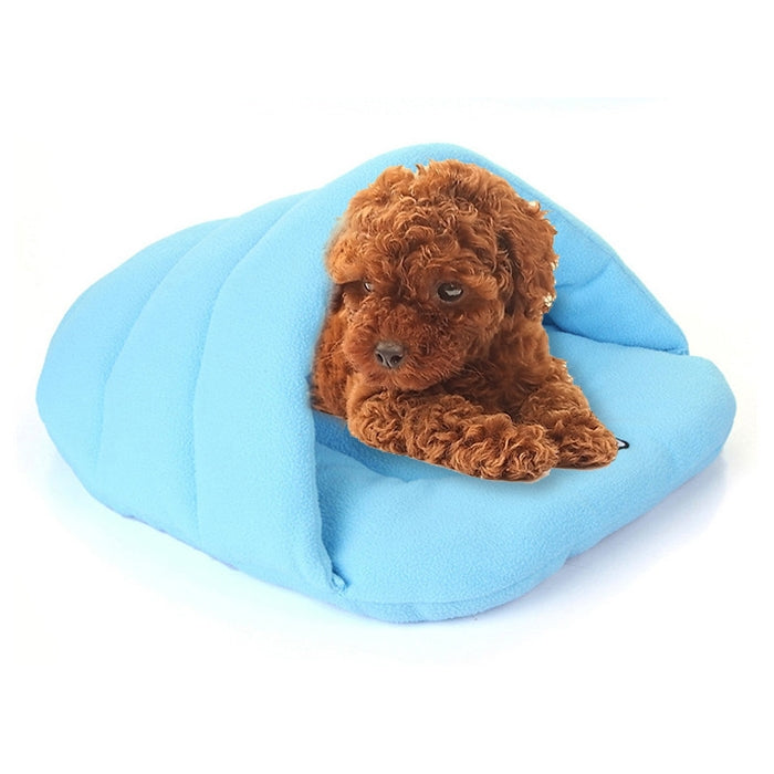 Maison polaire chaude et épaisse pour animaux, chiens et chats, en forme de pantoufle Taille L, 58×68×32cm, Taille : L