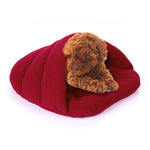 Maison polaire chaude et épaisse pour animaux, chiens et chats, en forme de pantoufle Taille L, 58×68×32cm, Taille : L