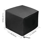 Sac de protection pour ensemble de meubles de table et chaises pliantes en tissu Oxford 210D imperméable, anti-poussière et anti-UV, Taille : 170x94x70cm, Taille : 170x94x70cm