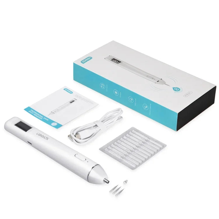Xpreen XPRE061 Éliminateur professionnel de taches sombres, taches de rousseur, tatouages, verrues et grains de beauté rechargeable, avec écran LED et projecteur