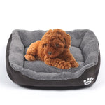 Niche pour chien en peluche chaude et authentique Candy Color Four Seasons, taille : S, 43×32×10cm, taille : S