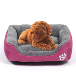 Niche pour chien en peluche chaude et authentique Candy Color Four Seasons, taille : S, 43×32×10cm, taille : S