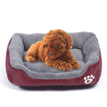Niche pour chien en peluche chaude et authentique Candy Color Four Seasons, taille : S, 43×32×10cm, taille : S