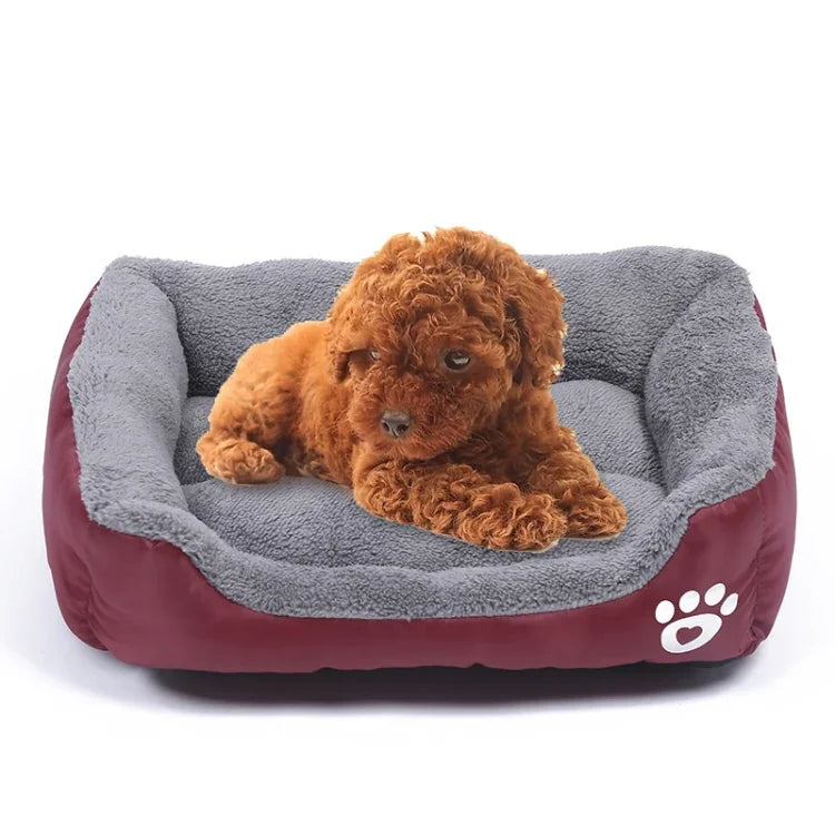 Niche pour chien en peluche chaude et authentique Candy Color Four Seasons, taille : S, 43×32×10cm, taille : S