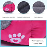 Tapis de chenil pour chien de compagnie chaud véritable quatre saisons couleur bonbon, tapis pour chien en peluche, taille : XL, 80 × 60 × 16 cm, taille : XL