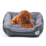 Tapis de chenil pour chien en peluche Teddy, chaud et véritable, toutes saisons, couleur bonbon, taille : XXL, 95×72×18cm, taille : XXL