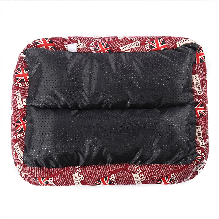 Tapis de chenil pour chien en peluche Teddy, chaud et véritable, toutes saisons, couleur bonbon, taille : XXL, 95×72×18cm, taille : XXL