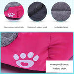 Tapis de chenil pour chien en peluche Teddy, chaud et véritable, toutes saisons, couleur bonbon, taille : XXL, 95×72×18cm, taille : XXL