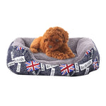 Tapis de Chenil pour Chien Chaud Véritable Quatre Saisons Drapeau National, Taille: L, 66×50×14cm, Taille: L, 66×50×14cm