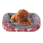 Tapis de Chenil pour Chien Chaud Véritable Quatre Saisons Drapeau National, Taille: L, 66×50×14cm, Taille: L, 66×50×14cm