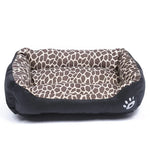 Tapis de Chenil pour Chien Chaud Véritable Animal Grain Quatre Saisons, Taille : S, 43×32×10cm