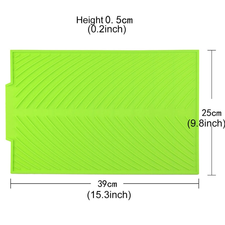 Tapis de filtre à eau pliable en silicone multifonctionnel et isolant