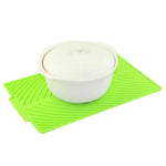 Tapis de filtre à eau pliable en silicone multifonctionnel et isolant