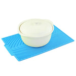 Tapis de filtre à eau pliable en silicone multifonctionnel et isolant