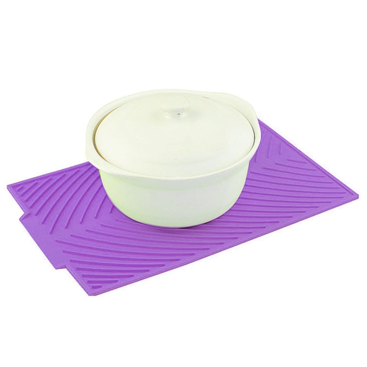 Tapis de filtre à eau pliable en silicone multifonctionnel et isolant