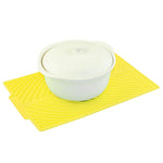 Tapis de filtre à eau pliable en silicone multifonctionnel et isolant