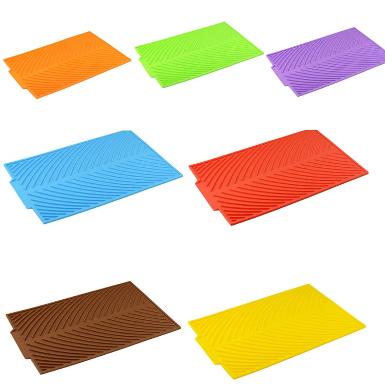 Tapis de filtre à eau pliable en silicone multifonctionnel et isolant