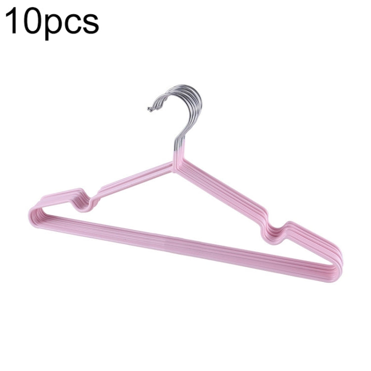 10 pièces étendoir à vêtements antidérapant sans trace en acier inoxydable PVC pour usage domestique