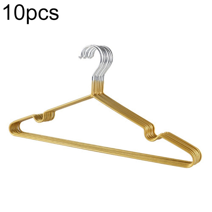 10 pièces étendoir à vêtements antidérapant sans trace en acier inoxydable PVC pour usage domestique