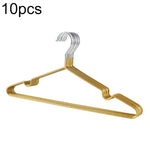 10 pièces étendoir à vêtements antidérapant sans trace en acier inoxydable PVC pour usage domestique